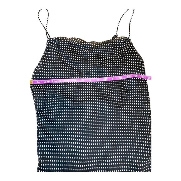 Urban Outfitters Rosalia Chiffon Dress, Polka Dot, Black &‎ White, Size Medium - Picture 10 of 16